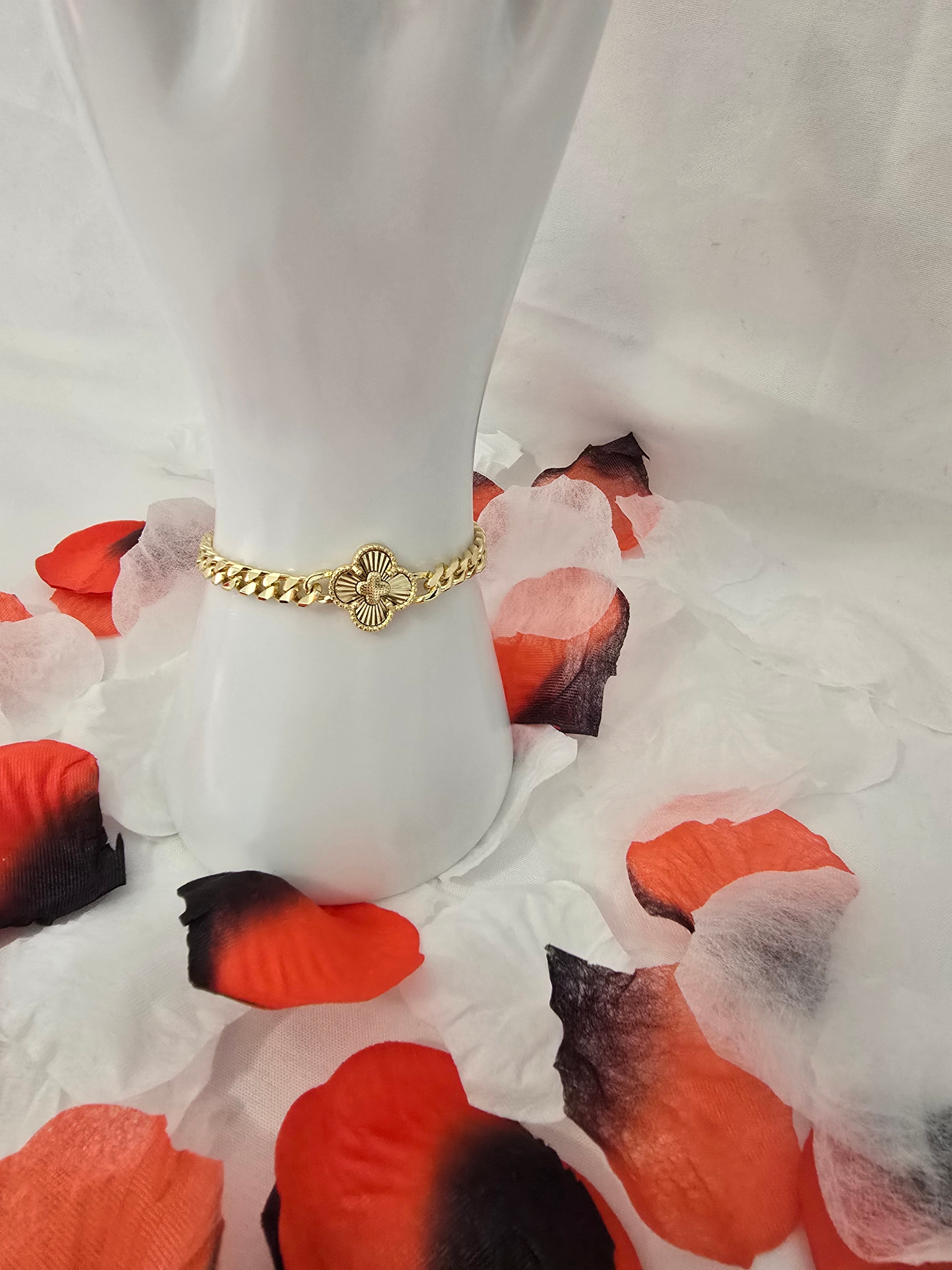 Manilla Clásica de Cadena en Oro Laminado 14K